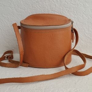 Unisa leather binoculars camera crossbody bag
